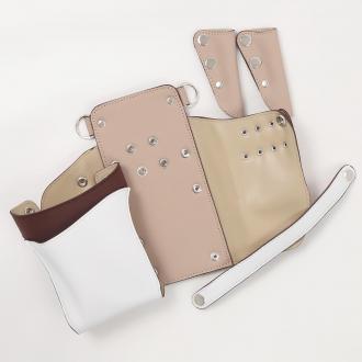 【GH特典付き】数量限定 シエーナ no.376 グレージュMIX 4〜6丁入れ シザーケース