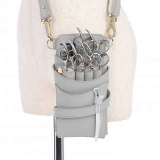 【GH特典付き】数量限定 シエーナ no,405 ライトグレー Go金具 4〜6丁入れ シザーケース