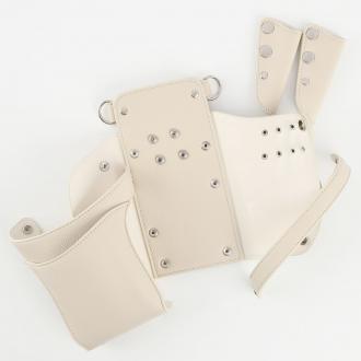 【GH特典付き】数量限定 シエーナ no,388 アイボリー(シボ加工) 4〜6丁入れ シザーケース