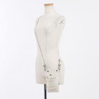 【GH特典付き】数量限定 シエーナ no,422 アイボリーホワイト シルバー金具 4〜6丁入れ シザーケース