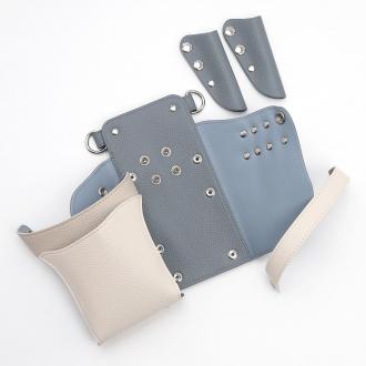 【GH特典付き】数量限定 シエーナ no,426 ブルーグレージュアイボリーMIX 4〜6丁入れ シザーケース