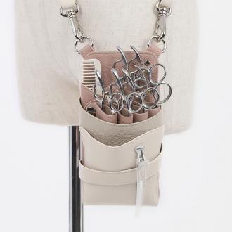 【GH特典付き】数量限定 シエーナ no,427 ピンクグレージュアイボリーMIX 4〜6丁入れ シザーケース