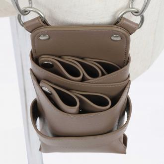 数量限定 dpオルビア no.010 モカベージュ 0〜5丁入れ シザーケース