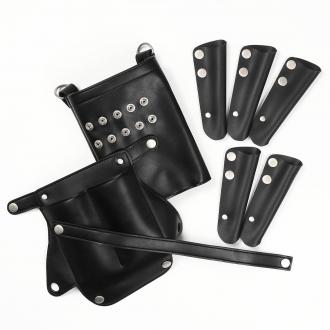 【GH特典付き】数量限定 ヴェネチア no.370 ブラック アンティークシルバー金具 0〜5丁入 シザーケース