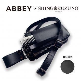 【ABBEY × SHINGO KUZUNO】 オリジナル コラボ ケース ブラック A-BK002 ロゴ刻印なし