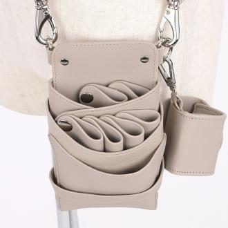 【Violet MANAE】オリジナルコラボ シエーナ ライトグレージュ 4〜6丁入れ シザーケース