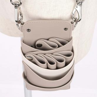 【GH特典付き】数量限定 シエーナ no.417 グレージュ×ホワイト 4〜6丁入れ シザーケース