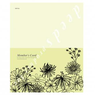 紙製ポイントカード 50マス PCA-001