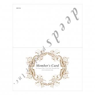 紙製ポイントカード 50マス PCA-003