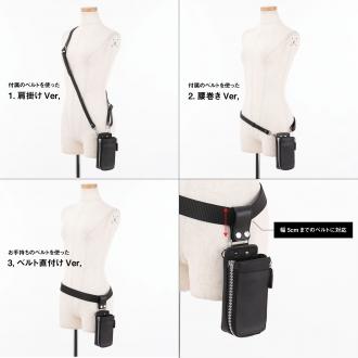 【ABBEY × SHINGO KUZUNO】 オリジナル コラボ ケース ブラック A-BK002 ロゴ刻印なし