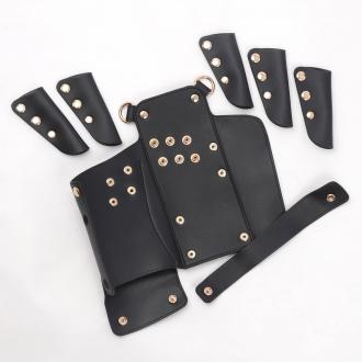 数量限定 dp オルビア no.006 ブラック ゴールド金具 0〜5丁入れ シザーケース