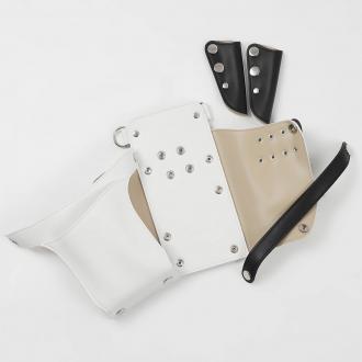 【GH特典付き】数量限定 シエーナ no.377 ホワイト×ブラック 4〜6丁入れ シザーケース