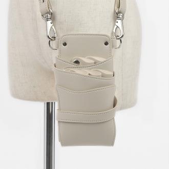 数量限定 大容量ポケット付き dp プラート no.002 グレー 0～5丁入れ シザーケース