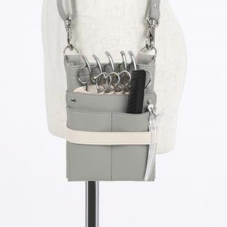 【GH特典付き】数量限定 ヴェネチア no.398 ライトグレー×アイボリー 0～5丁入 シザーケース