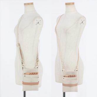 【GH特典付き】LuxuryStyle 数量限定 ヴェネチア チェーン付き アイボリー×ピンクベージュ 0～5丁入 シザーケース