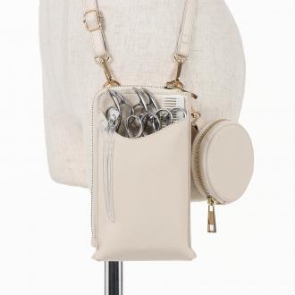 【U-REALM】オリジナル コラボ 2WAYマルチシザーケース アイボリー