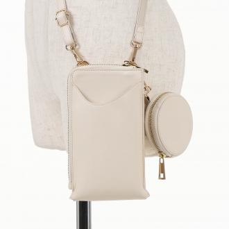 【U-REALM】オリジナル コラボ 2WAYマルチシザーケース アイボリー