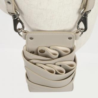 数量限定 大容量ポケット付き dp プラート no.002 グレー 0～5丁入れ シザーケース