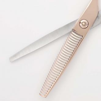 【PF】DEEDS GTZ ソード ピンクゴールド チタン × シルバー シザー 剣刃 セニング セット バイカラー(5.5 6.0インチ)