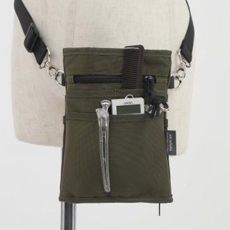 数量限定 DEEDS マルチポケット シザーケース コーデュラ® カーキ 4丁入れ